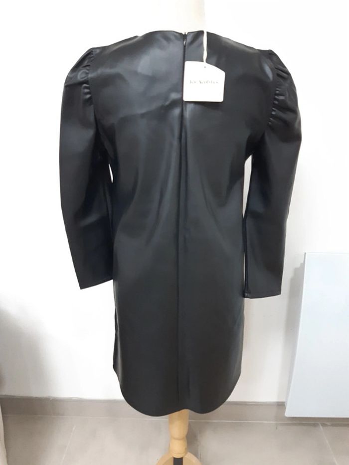 Robe noire en similicuir neuve T36 - photo numéro 6