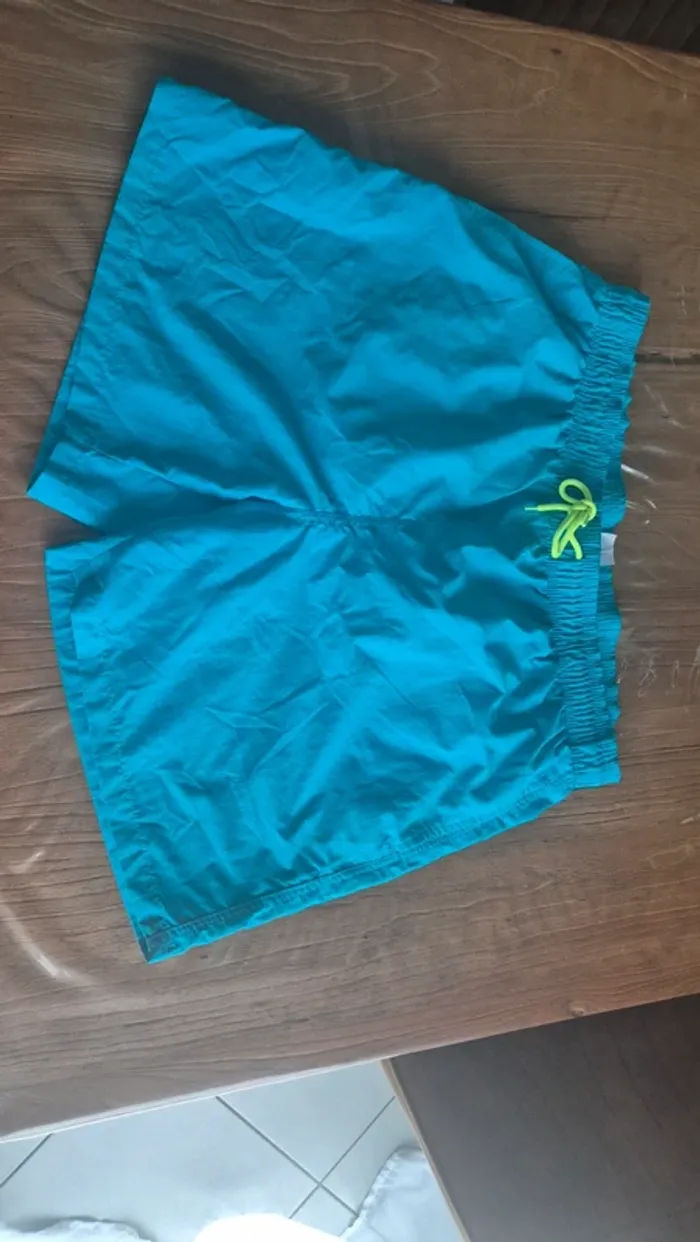 Short de bain bleu L