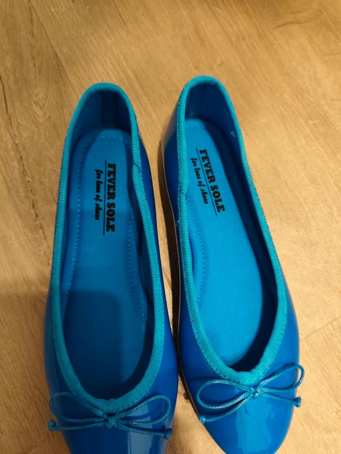 Ballerines femme 36 bleu électrique - photo numéro 5