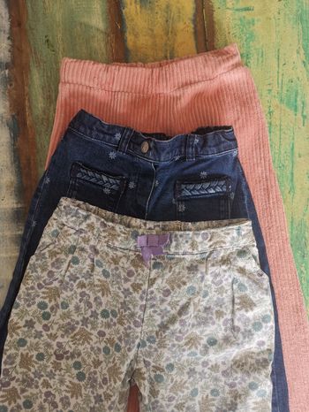 Lot pantalon mi saison et été 