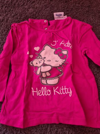 Tee-shirt hello kitty 18 mois
