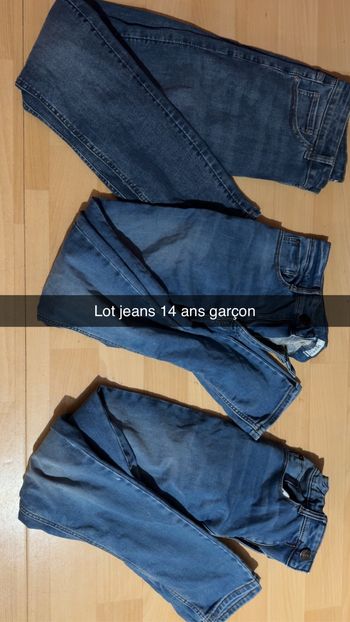 Lot jeans garçon