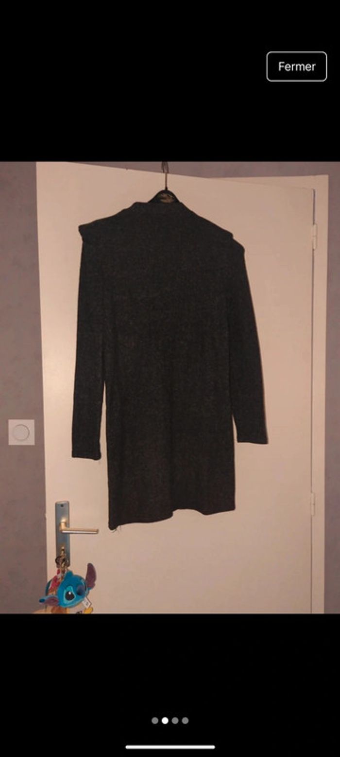 Robe pull à épaulette Kiabi col cheminée taille xs - photo numéro 2