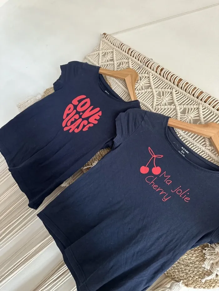 Lot de 2 t-shirts 8 ans - photo numéro 2