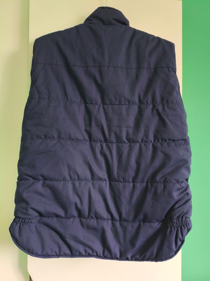 Gilet sans manches bleu marine taille S - photo numéro 3