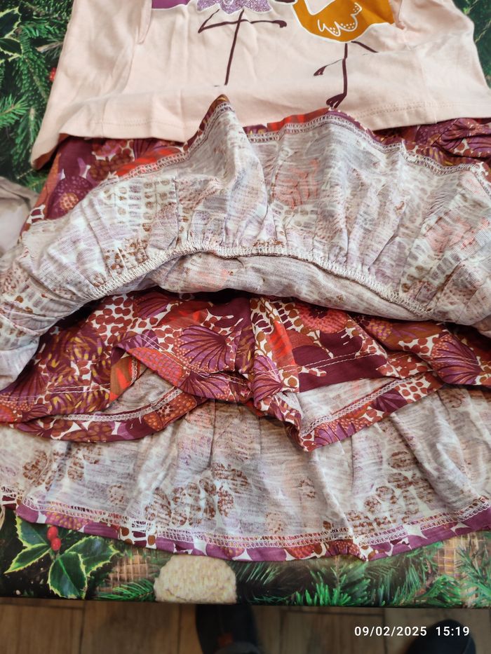 Ensemble fille 5 ans flamand rose - photo numéro 2