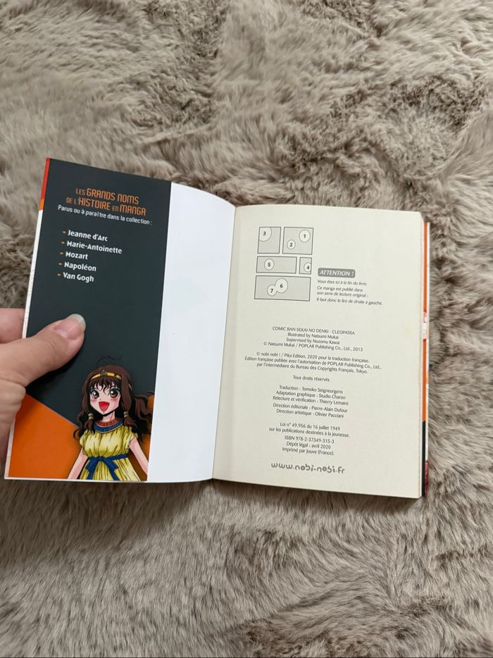 Les grands noms de l’histoire en Manga Cleopatre - photo numéro 9