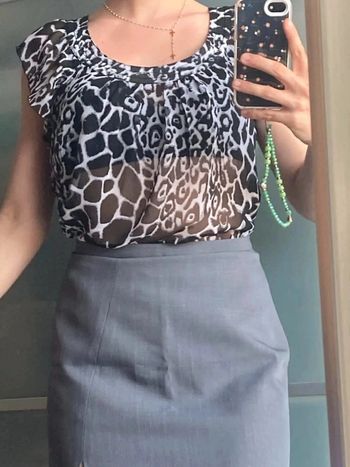 Blouse fluide transparente only 34