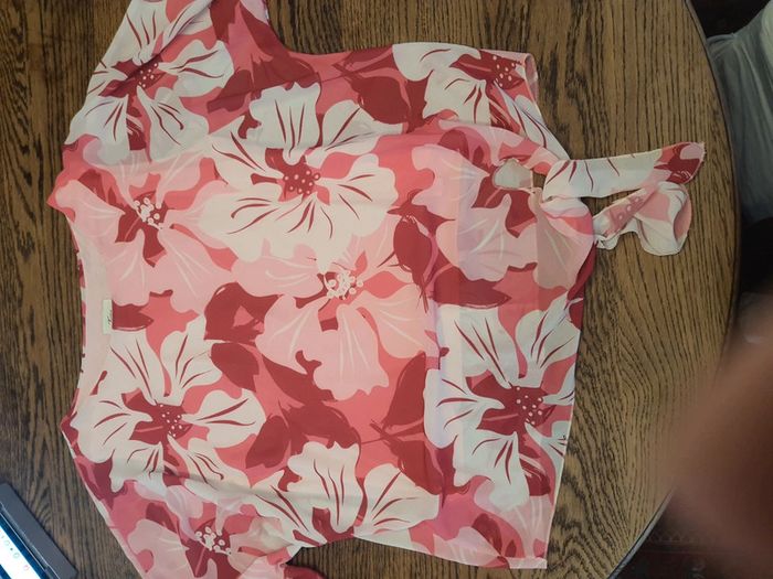 Blouse fleuries Terra di Siena taille 38/40 - photo numéro 8