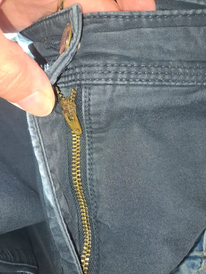 Pantalon droit femme bleu marine tbe canda C&A 42 - photo numéro 8