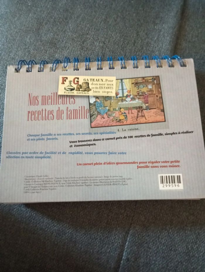 Livre de cuisine " nos meilleures recettes de famille" - photo numéro 2