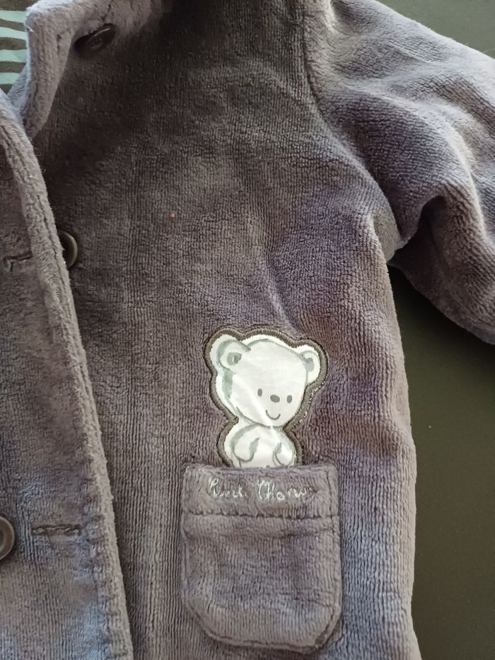 Veste molletonnée 1 mois - photo numéro 2