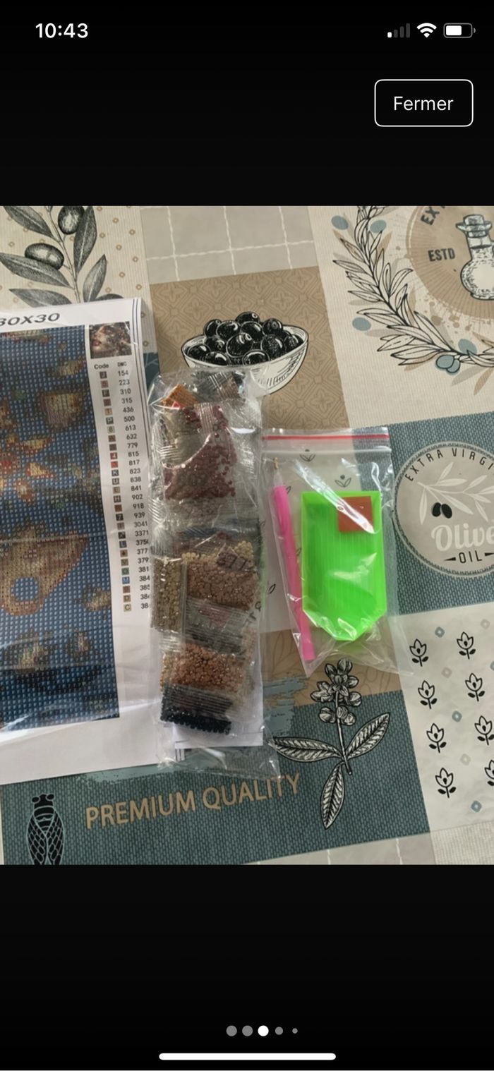 Kit complet de peinture diamants - Neuf - photo numéro 3
