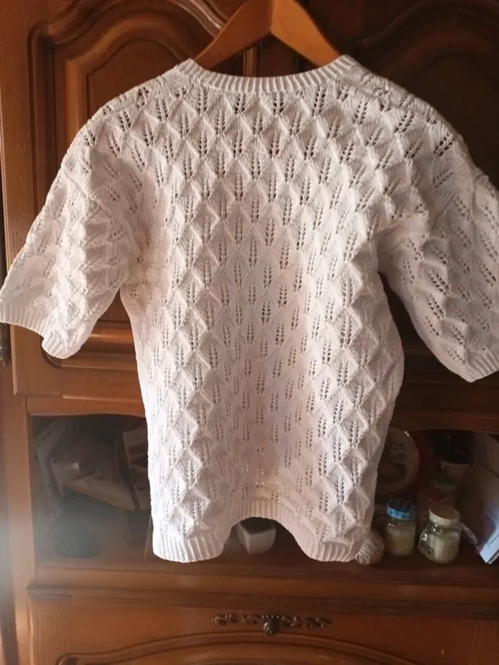 Tricot en coton fait main - photo numéro 2