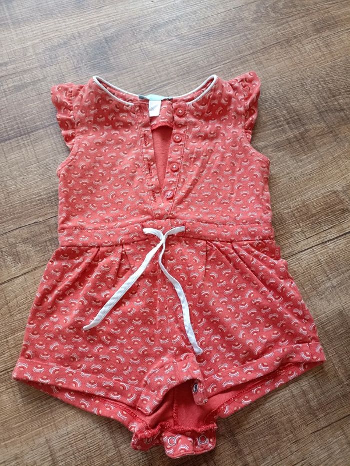 Jolie combi short fille 6 mois obaibi