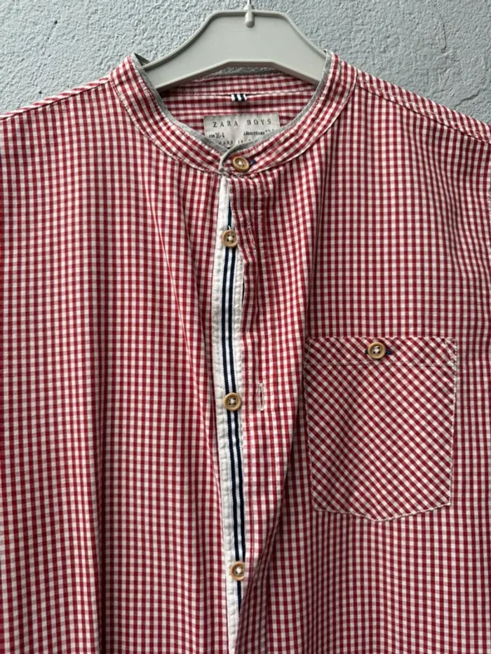 chemise a carreaux ~ zara ~ taille 13/14 ans - photo numéro 3