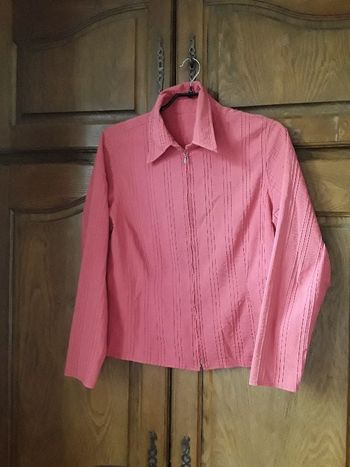 Chemisier vieux rose taille 44