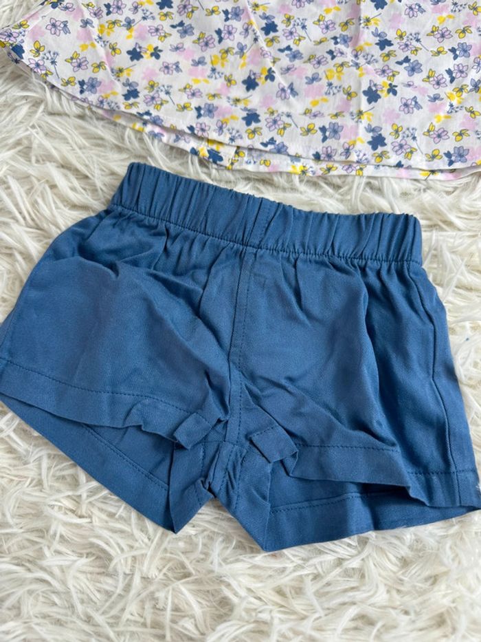 Ensemble top et short Marese taille 6 mois - photo numéro 2