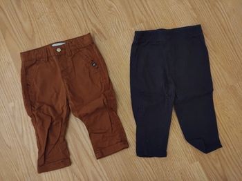 2 pantalons 12 mois 