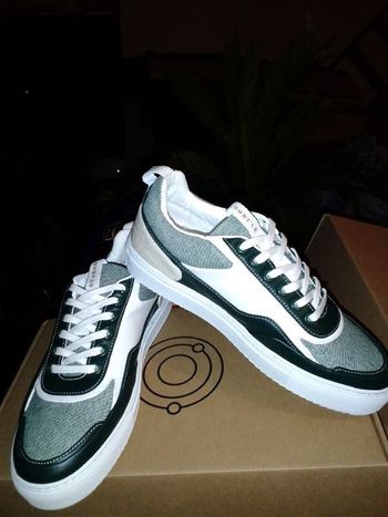 Baskets sigma beige et verte t.42 neuf