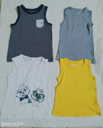 Lot débardeurs marcels 3 ans