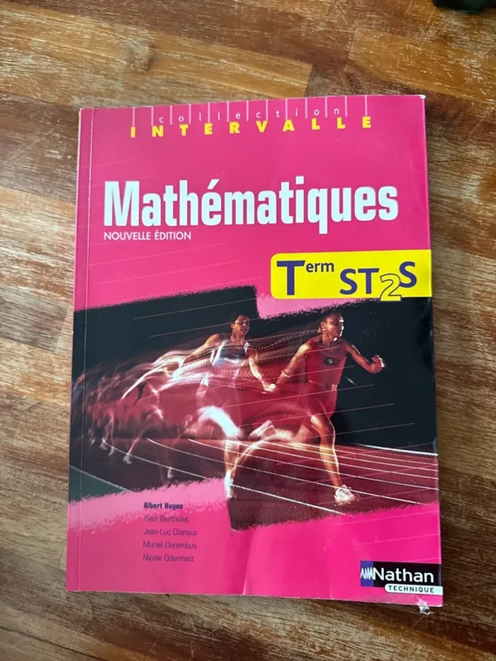Livre mathématiques, terminale, ST2S