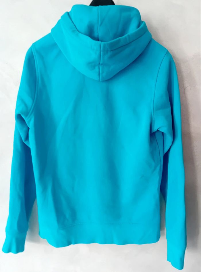 Sweat à capuche bleu turquoise - photo numéro 2