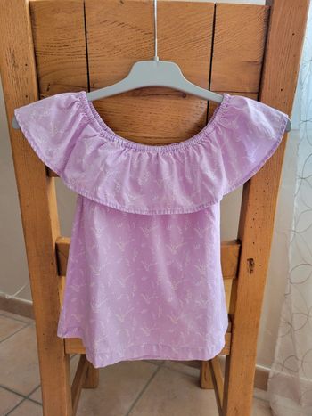 Blouse à grand col, en 7-8 ans