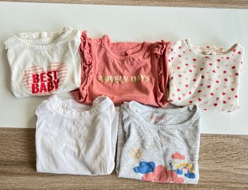 Lit tee shirt fille 12 mois