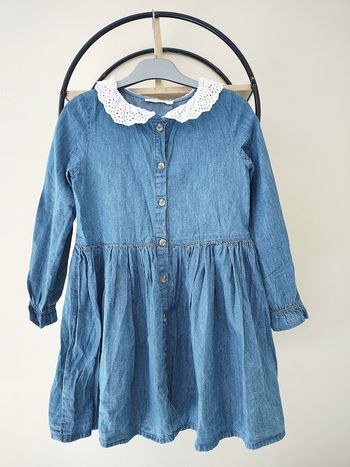 8 ans robe z col dentelle monoprix 