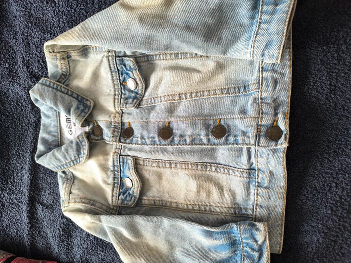 Veste en jean bébé fille 18 mois - photo numéro 2