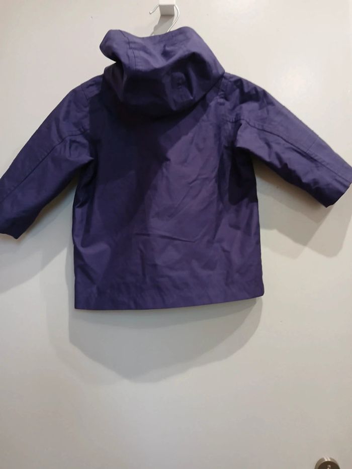 Veste coupe vent Quechua, imperméable, 9/12 mois - photo numéro 2