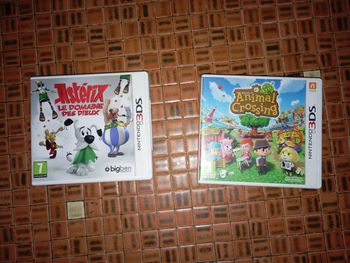 Jeu DS welcome to animal crossing et Astérix le domaine des dieux