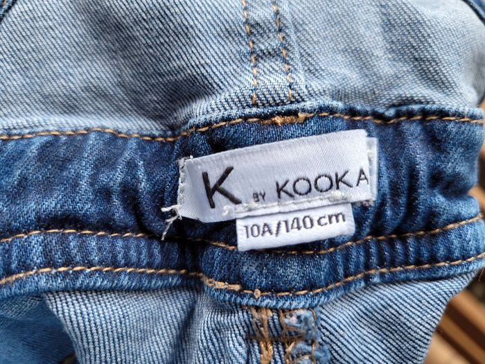 Superbe salopette short en jeans Kookaï, 10 ans - photo numéro 7