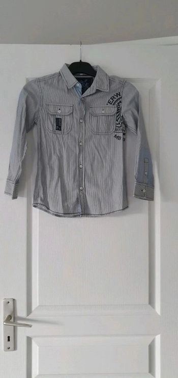 Chemise ML garçon 8 ans LEN3