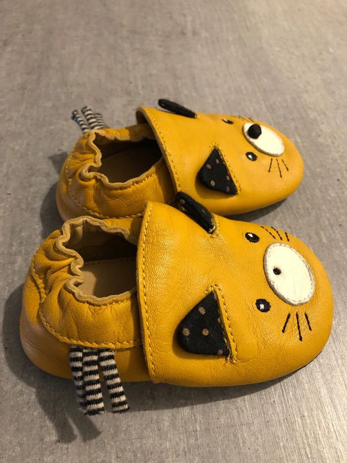 Chaussures cuir Moulin Roty taille 12/18 mois - photo numéro 2