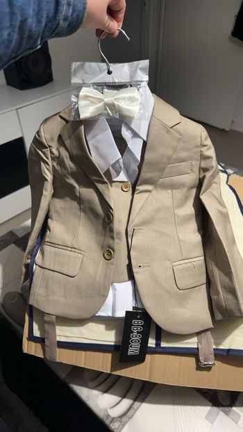 Costume de cérémonie 5 pièce beige