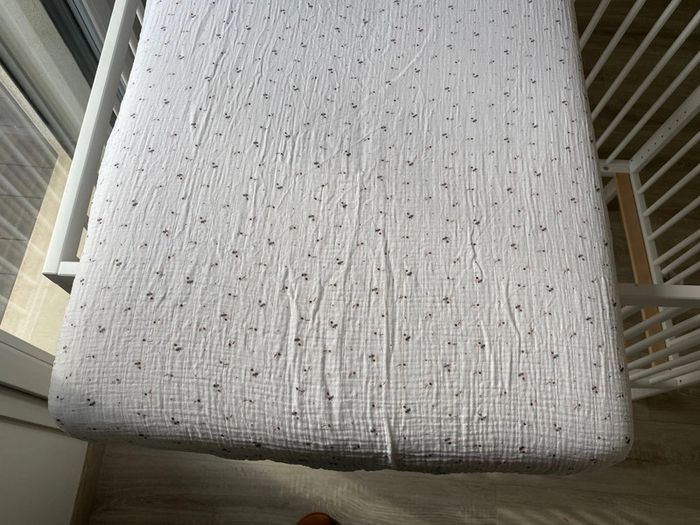 Lot de 2 draps housse Sauthon miss fleur de lune - photo numéro 11