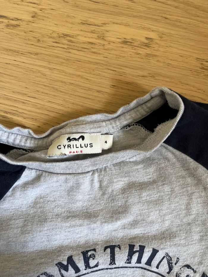 T-shirt manches longues 4 ans Cyrillus - photo numéro 3