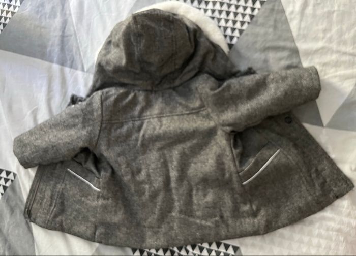 Manteau fille gris pailleté Lulu Castagnette - photo numéro 3