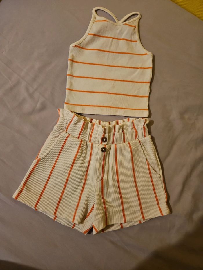 Ensemble été short débardeur