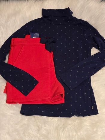 Neufs (non portés) 😍🤩⚘️ superbe ensemble sous pull et short 8 ans fille ⚘️🤩😍