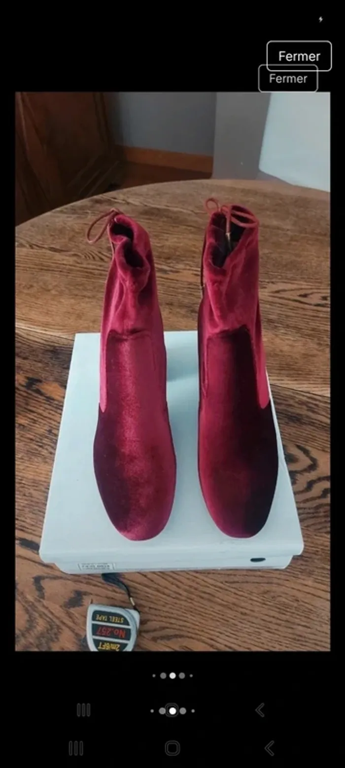 Bottine I Love Shoes Burgundy taille 39 Neuve - photo numéro 9