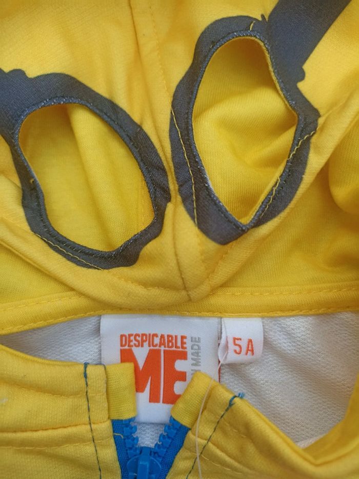 Gilet veste minion 5 ans - photo numéro 3