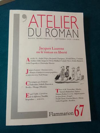 Atelier du roman - Jacques Laurent ou le roman en liberté