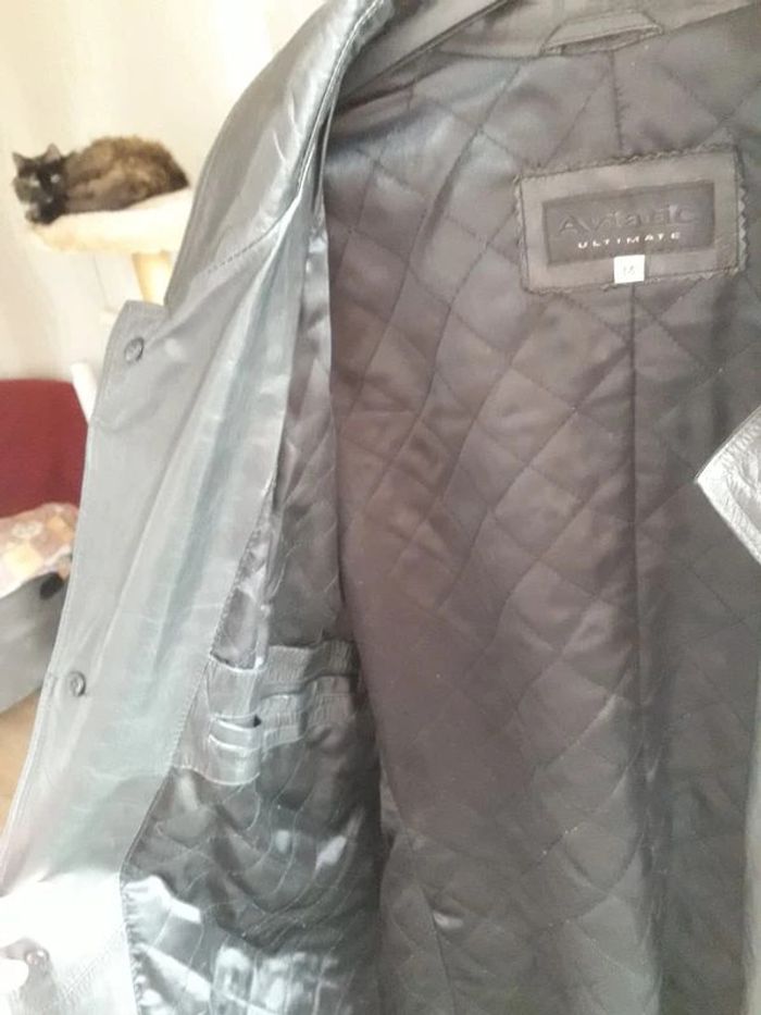 Long manteau cuir taille M Aviatic Ultimate - photo numéro 3