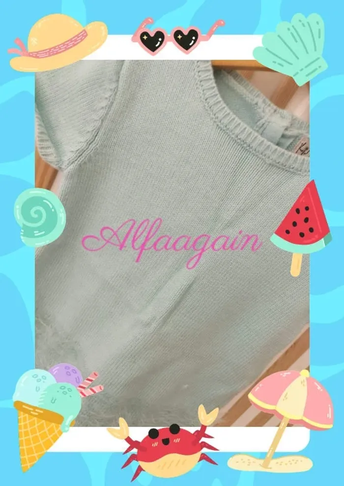 Robe pull bleue kimbaloo neuve 18mois - photo numéro 3