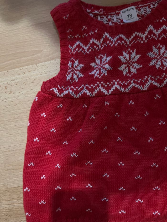 Robe fille rouge carters - photo numéro 2