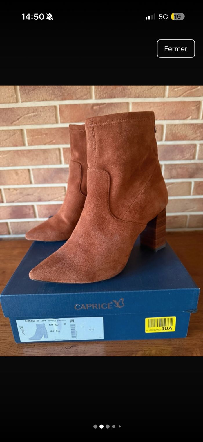 Bottines à talons hauts