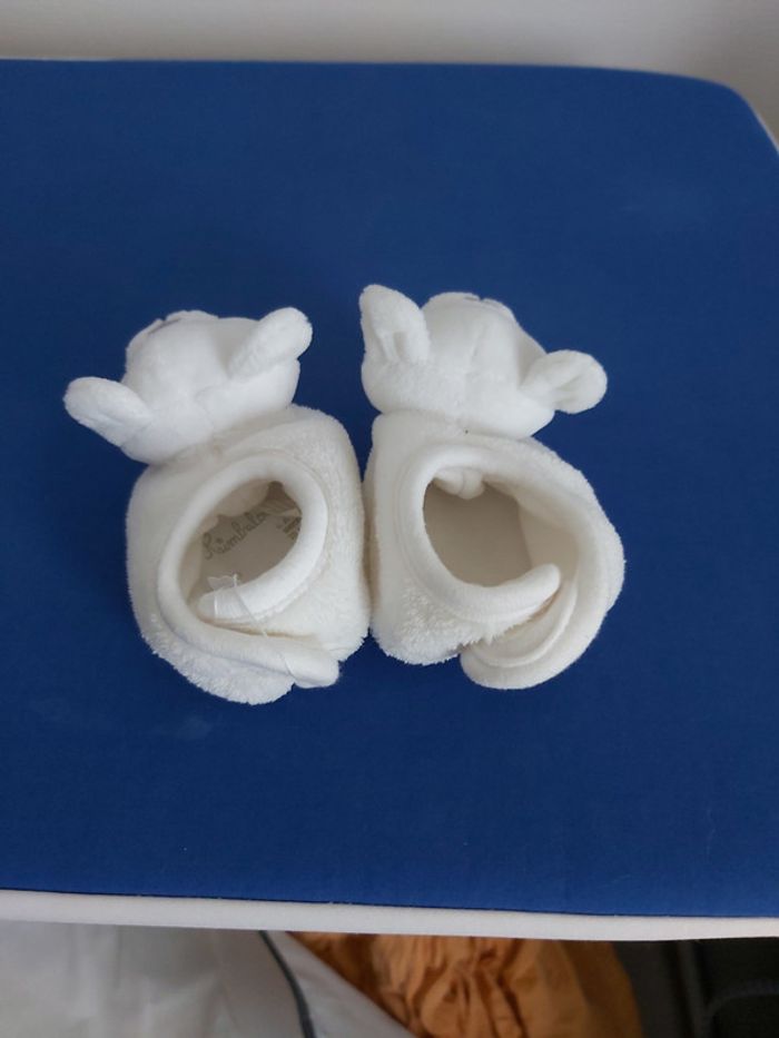 Chaussons Tout Doux Ours Blanc - photo numéro 3